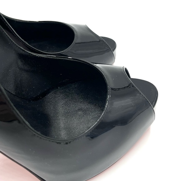 Christian Louboutin Hot Chic 120 Patent Leather Slingback Pumps - Picture 6 of 11